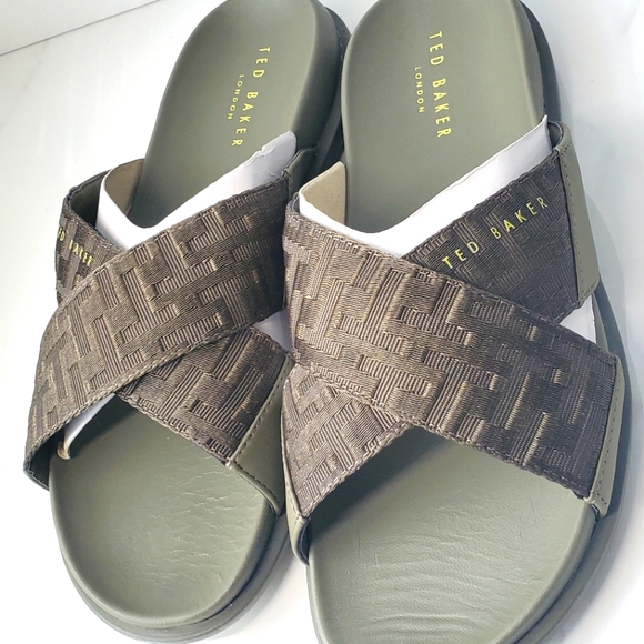 TED BAKER LONDON Mablis Cross Strap Slide Men's - Picture 4 of 6